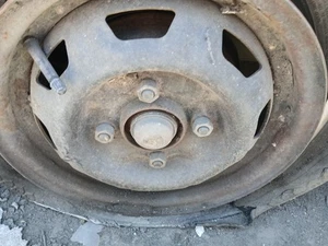 1 13" INCH PULSAR COUPE USED STEEL Wheel Rim 4 LUG 13 ROAD WHEEL - Picture 1 of 4