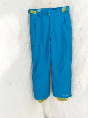 Columbia BUGABOO Mujer Pequeño Azul Aqua Esquí Nieve Snowboard Pantalones Omnitech Forrados Foto 1 de 4