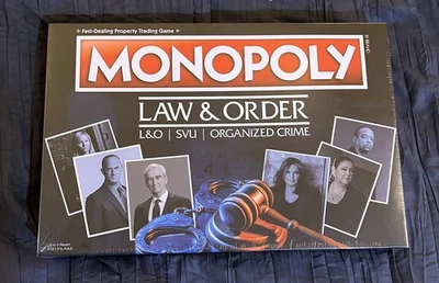  MONOPOLY: Law & Order - SVU Organized Crime L&O NEW!!SEALED! OUT OF PRODUCTION! - Image 1 of 2