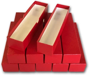 Menge 10 einreihige 2x2 Aufbewahrungsboxen für Münze Kunststoff & Papier Karton Flip - Bild 1 von 12