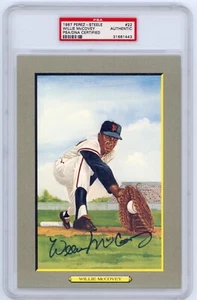 Willie McCovey PSA DNA Certified Perez Steele Autogramm signed Jumbo Karte - Bild 1 von 2