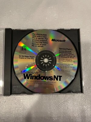 Microsoft Windows NT 4.0 Service Pack 3 CD-ROM, w/Internet Information Server 3 - Image 1 of 2