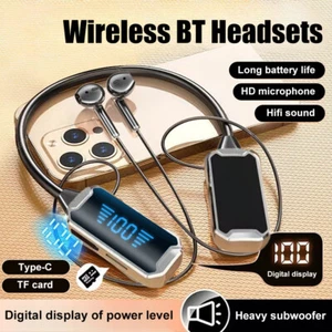 Sportowe bezprzewodowe słuchawki Bluetooth Stereo Zestaw słuchawkowy HiFi Bass Słuchawki do iPhone - Zdjęcie 1 z 28
