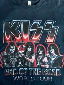 Kiss End Of The Road World Tour Concert T-Shirt - Size Men's Medium - Picture 1 of 10