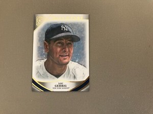 2019 Topps Gallery #HOFG-8 Lou Gehrig (HOF) - drove in 1,995 runs in his career!