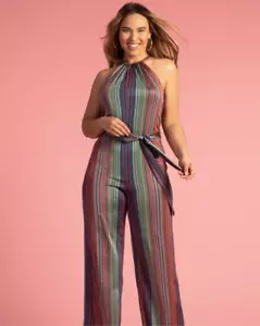NWT $596 Trina Turk Pepper Jumpsuit Size 10 & Shawl Size M/L - Picture 1 of 8