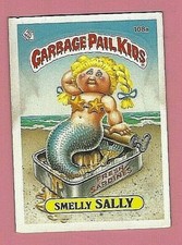 GARBAGE PAIL KIDS SMELLY SALLY CARD