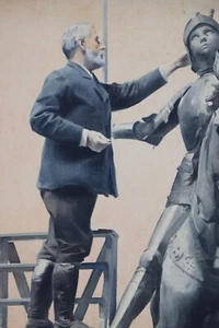 Jean-Baptiste Guth (1855-1922)  - Paul Dubois - Statue équestre de Jeanne d'Arc - Picture 1 of 7