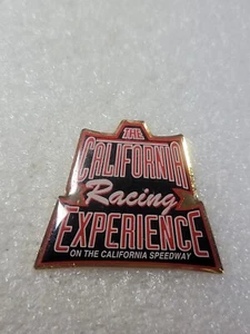 Vintage Enameled Pin The California Racing Experience Gold Toned Clutch Back - Picture 1 of 4