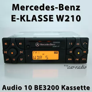 Original Mercedes W210 Radio Audio 10 BE3200 Becker Kassettenradio S210 E-Klasse - Bild 1 von 11