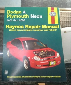 Haynes Repair Manual Dodge&Plymouth Neon 2000-2005. 30036, 5966 - Picture 1 of 2