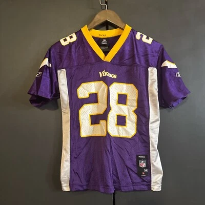 Ropa del equipo Reebok NFL Adrian Peterson #28 Camiseta de los Minnesota Vikings Vintage Niño Foto 1 de 4