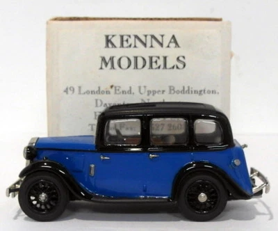Kenna Models 1/43 Scale KM13 - Wolseley 9 - Blue/Black - Image 1 of 4