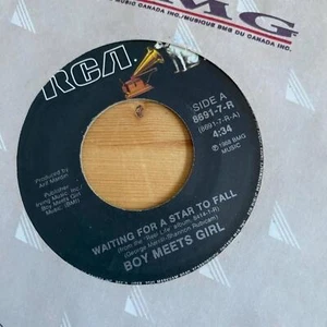 Boy Meets Girl - Waiting for a Star to Fall/No Apologies 8891-7-R 45rpm VG+ R36 - Bild 1 von 2