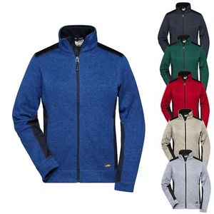 Damen Strick-Fleecejacke Fleece Jacke Pflegeleicht Strickjacke Übergröße XS-4XL - Bild 1 von 9