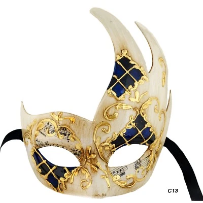 Venezianische Maske Augenmaske Colombina Fasching Karneval Maskenball  - Bild 1 von 4