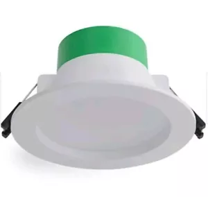 Atom Downlight led recessed lens 8W 880LM dimmable Tri colour 90mm AT9039/WH/TRI - Picture 1 of 3
