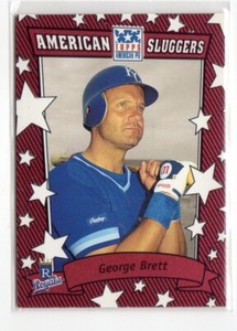 GEORGE BRETT 2002 TOPPS AMERICAN PIE AMERICAN SLUGGERS RED #AS-GB  (ID M27)