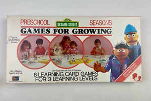 Sesame Street Preschool Games for Growing Board Game 1986 Complete Bert & Ernie - Picture 1 of 12