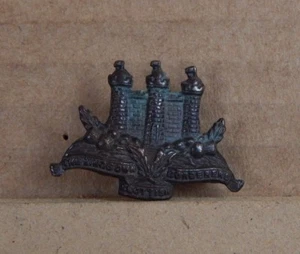 WW1 Kings Own Scottish Borderers Bronze Collar Badge genuine - Picture 1 of 4