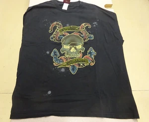 Disney T-Shirt schwarz 3XL, Fluch der Karibik Totenkopf & Oktopus - Bild 1 von 5