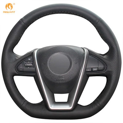 Cubierta de volante de cuero genuino para Nissan Lannia 2015 Máxima 2016 #NS32 Foto 1 de 4