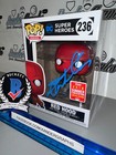 JENSEN ACKLES DC RED HOOD SUPER HEROES #236 AUTOGRAPHED FUNKO POP-BAS BECKETT