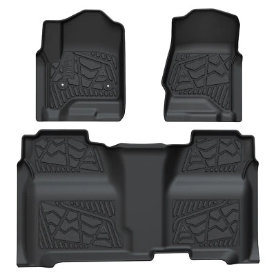 LASFIT Floor Mats for 2015-2018 Chevrolet Silverado & GMC Sierra 1500 / 2500HD Foto 1 de 4