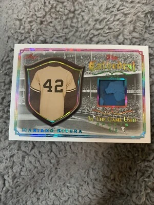 MARIANO RIVERA 2022 HOJA JUEGO USADO “LA CATEDRAL” ESTADIO YANKEE ASIENTO RELIQUIA 4/9 Foto 1 de 3