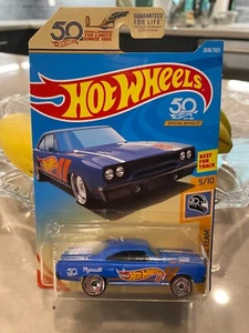 70 Road Runner 2018 Hot Wheels HW 50Th Race Team 5/10 #308 - Foto 1 di 1