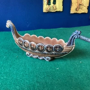 Wade Porcelain Viking Long Boat Made in England, 80mm x 190mm x 50mm - Picture 1 of 5