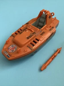 Vintage 1986 GI Joe ARAH DEVILFISH Mission Launch Attack Toy Boat Hasbro Orange - Picture 1 of 6
