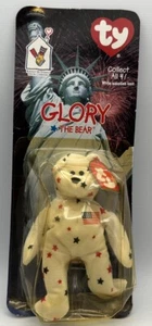 Ty Glory Bear McDonald House Rare 1993 Tag Born On July 4th 1997 - Picture 1 of 4