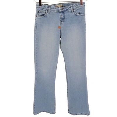 L.E.I. Bootcut Jeans Womens 13 Blue Y2K Hippie Festival Casual Weekend Vintage - Image 1 of 4