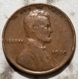 1930 P U.S. Lincoln Wheat Penny BIN326 - Bild 1 von 2