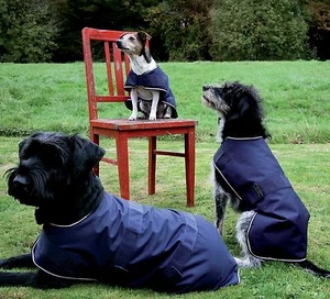 Regenhundemantel Hundedecke, Hundemantel Regendecke Hund 35, 45, 55, 65, 70 cm - Picture 1 of 2