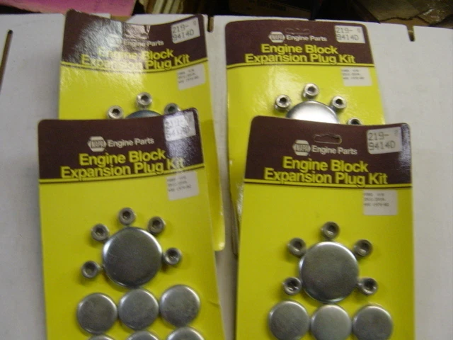 JUEGO DE 4 TAPONES BLANDOS FORD 351 CLEVELAND, 351M 400 Foto 1 de 1