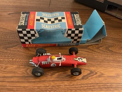 Coche Ranura Scalextric En Caja Carrera Afinado C6 Rojo Pantera - Imagen 1 de 4