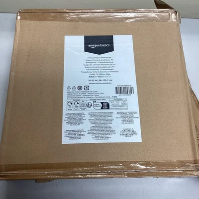 Amazon Basics Full Motion Articulating TV Monitor Wall Mount for 26" to 55" TVs - Image 1 of 4