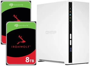 Serveur NAS QNAP TS-233 16 To (2 x 8 To) Seagate IronWolf - Photo 1/4