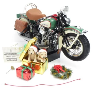 Bici di Natale Harley-Davidson 2006 Franklin come nuova 1:10 pressofusa moto - Foto 1 di 18