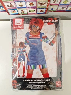 chucky ladies costume childs play 2 smiffys size small Brand New 2017 — 第 1/4 张图片