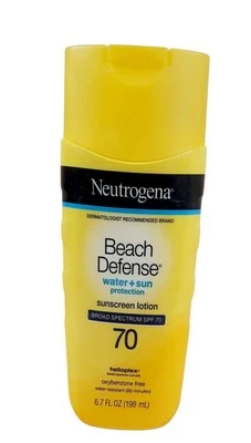 Neutrogena Beach Defense  Water + Sun Protection  Sunscreen Lotion Spf70 - Image 1 of 3