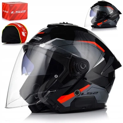 Motorradhelm Jethelm | LS2 OF618 VERSO II | Jethelm Rollerhelm XS-3XL ECE 22-06 - Bild 1 von 4