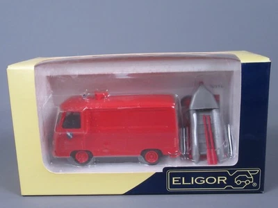 D710 Eligor 101050 Chine Peugeot J7 Essonne Sapeur Pompiers Zodiac 1/43 + Boite - Photo 1/4