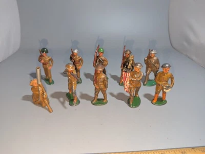 Barclay, Manoil  Toy Soldier Lot OF 10 (2) - Image 1 of 4