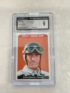 #152 Juan Manuel Fangio 2023 Sportkings Error Wrong Back ( Jerry Rice HOF )🏉♨️3 - Bild 1 von 4