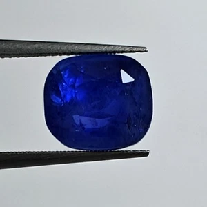 Certified 2.98ct Natural Ceylon Sapphire "Corn flower blue" top color luster gem - Picture 1 of 5