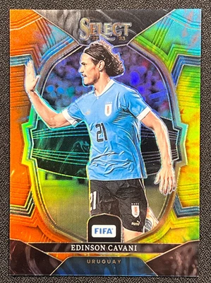 2022-23 Panini Select FIFA Edinson Cavani /49 Tie-Dye Prizm Uruguay #98 - Image 1 of 2