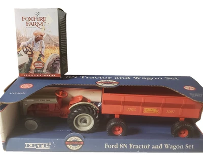 ERTL 1997 York Fair Ford 8N Tractor & Wagon & Farmer Original Box Only 500 Made! - Image 1 of 4
